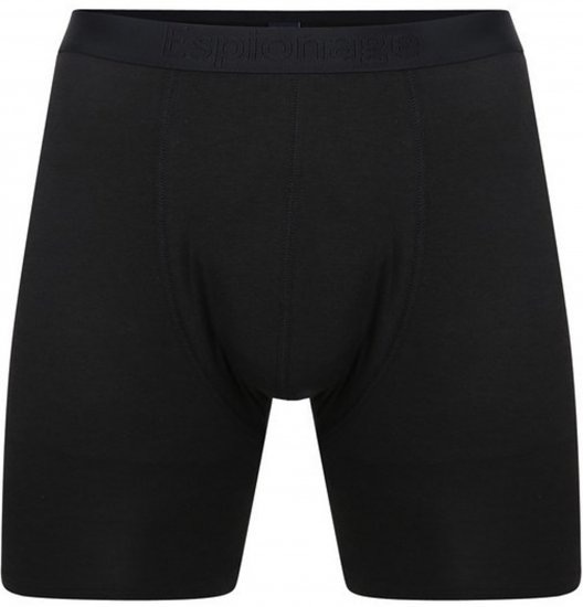 Espionage U010D Bamboo Trunks 2-Pack Black - Боксерки - мъжки боксерки големи размери