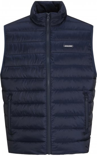 Jack & Jones Louis Light Bodywarmer Puffer Gilet Navy - Елеци - Елеци в големи размери