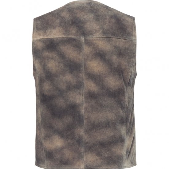 JP1880 Vest Traditional Cowhide Graphite Grey - Trachten & Oktoberfest - Октоберфест облекло в големи размери (Trachten)
