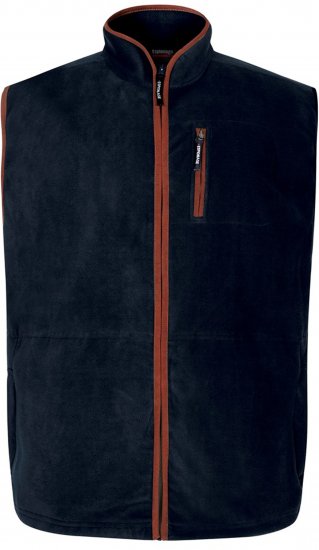 Espionage FL047 Microfleece Gilet Navy - Елеци - Елеци в големи размери