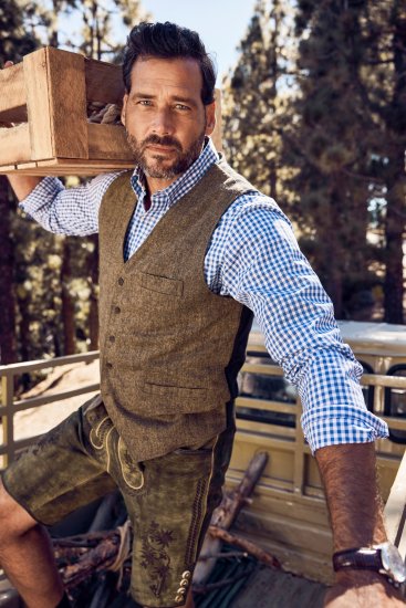 JP1880 Vest Tweed Wool Blend Traditional Light Brown - Празнично облекло - Празнично облекло – За да празнувате стилно и удобно