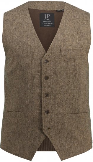 JP1880 Vest Tweed Wool Blend Traditional Light Brown - Празнично облекло - Празнично облекло – За да празнувате стилно и удобно