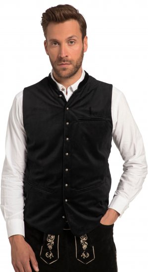 JP1880 Velvet Vest Traditional Black - Празнично облекло - Празнично облекло – За да празнувате стилно и удобно