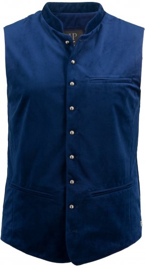 JP1880 Velvet Vest Traditional Blue - Празнично облекло - Празнично облекло – За да празнувате стилно и удобно