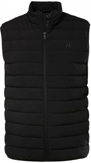 JP1880 Quilted Gilet Stand-Up Collar Black - Якета - мъжки якета големи размери