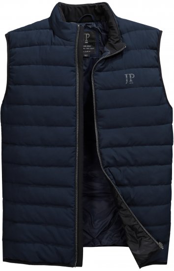 JP1880 Quilted Vest Techno Down Padding Navy - Якета - мъжки якета големи размери
