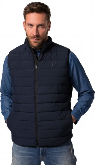 JP1880 Quilted Vest Techno Down Padding Navy - Якета - мъжки якета големи размери