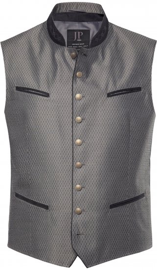 JP1880 Vest Traditional With Embroidery Silver - Празнично облекло - Празнично облекло – За да празнувате стилно и удобно