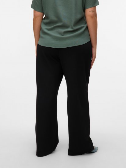 Vero Moda Berlin Zamira Wide Leg Pants Black - Панталони - 