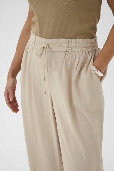 Kaffe Curve Mille Wide Pants Feather Grey - Панталони от плат - 