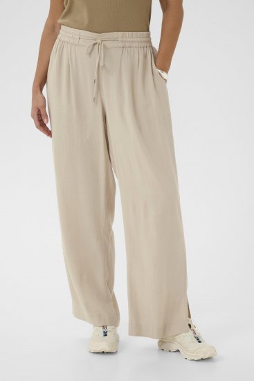 Kaffe Curve Mille Wide Pants Feather Grey - Панталони от плат - 