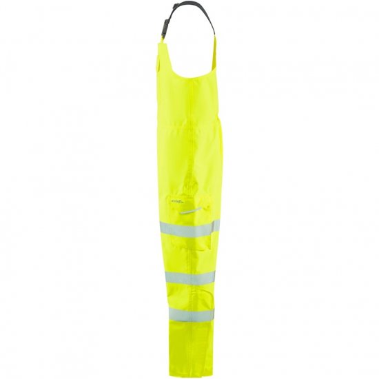 Leo Northam Ecoviz 15K Performance+ Bib & Brace Hi-Vis Yellow - Работно облекло - мъжки работно облекло големи размери
