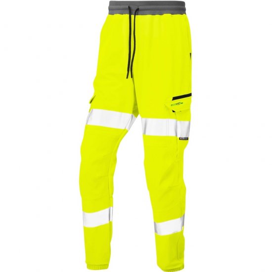 Leo Hawkridge Ecoviz High Performance 4X Stretch Trouser Hi-Vis Yellow - Работно облекло - мъжки работно облекло големи размери