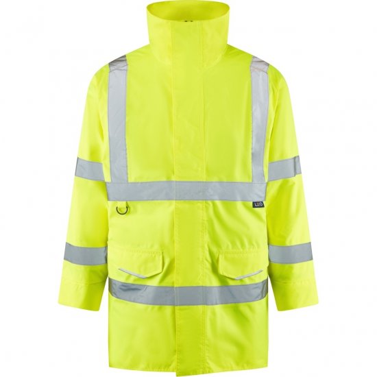 Leo Tawstock EcoViz 4K Baffle Lined Anorak Hi-Vis Yellow - Работно облекло - мъжки работно облекло големи размери
