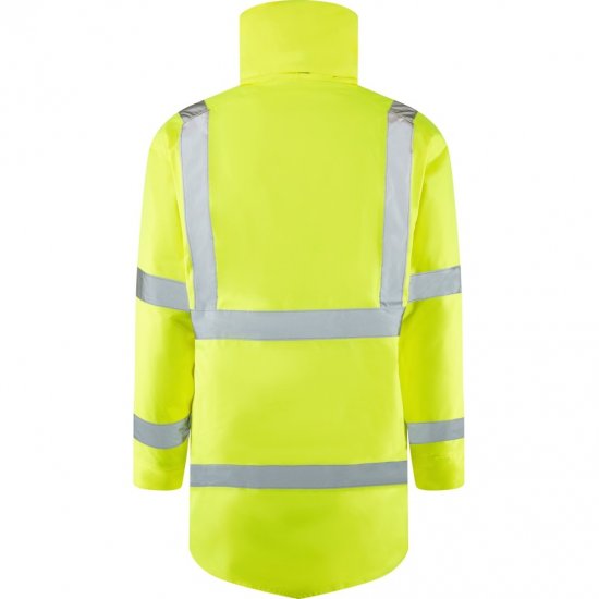 Leo Tawstock EcoViz 4K Baffle Lined Anorak Hi-Vis Yellow - Работно облекло - мъжки работно облекло големи размери