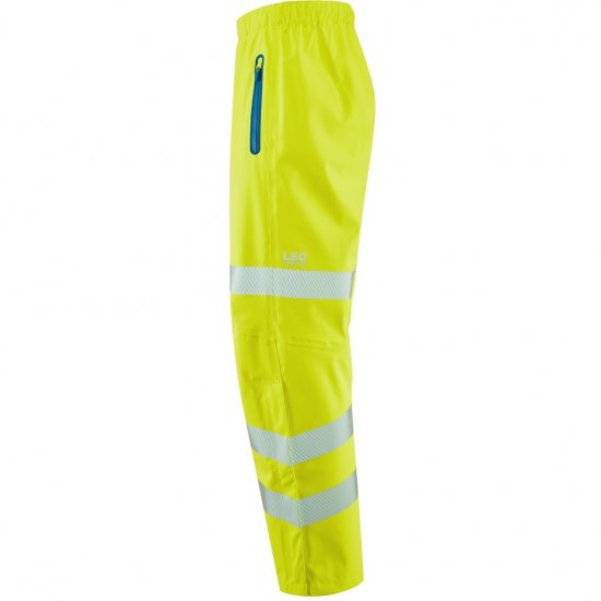 Leo Lundy Ltec 20K High Performance Breathable Waterproof Ov Hi-Vis Yellow - Работно облекло - мъжки работно облекло големи размери