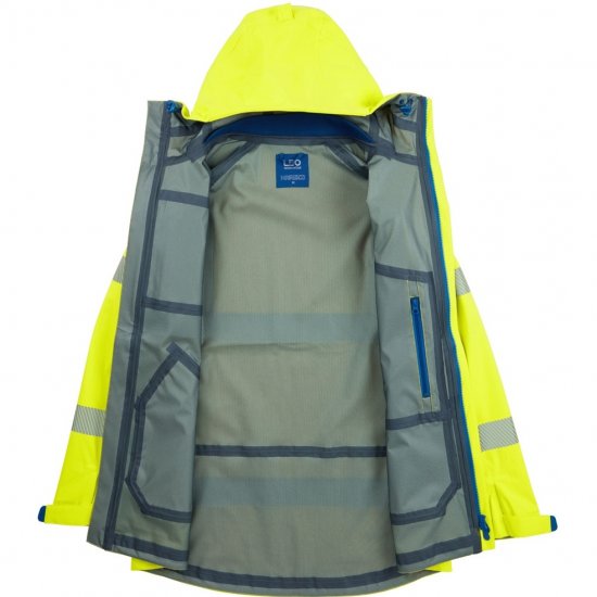 Leo Marisco LTEC 20K High Performance Breathable Waterproof Hi-Vis Yellow - Работно облекло - мъжки работно облекло големи размери