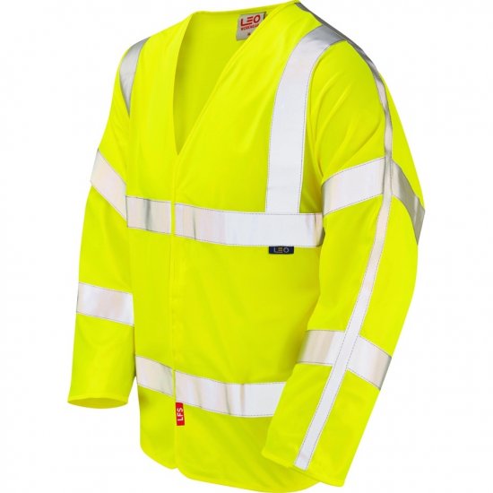 Leo Parkham Ecoviz Lfs Sleeved Waistcoat Hi-Vis Yellow - Работно облекло - мъжки работно облекло големи размери