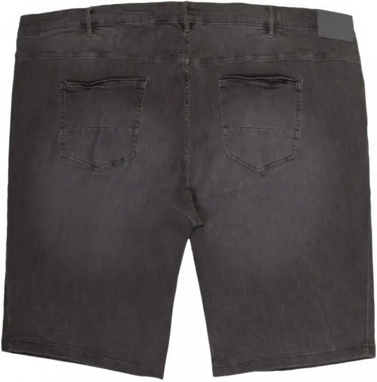 Lavecchia 0908 Bermuda Denim Shorts Black - Шорти - мъжки къси панталони големи размери