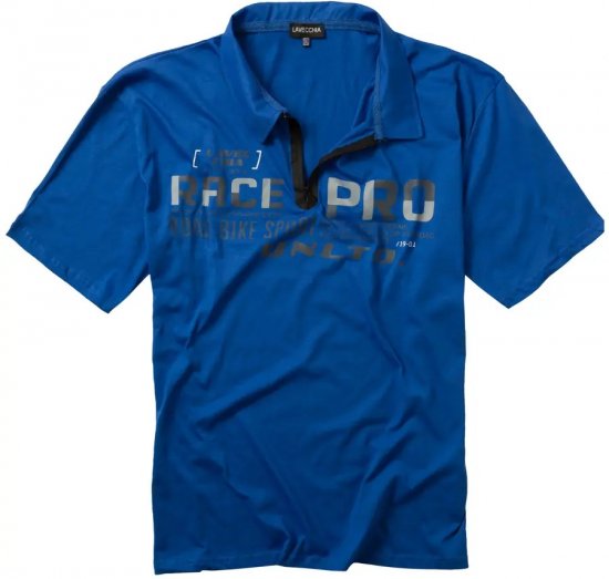 Lavecchia 2030 Polo Shirt Short Sleeve Royal Blue - Поло тениски - мъжки тениски с яка големи размери