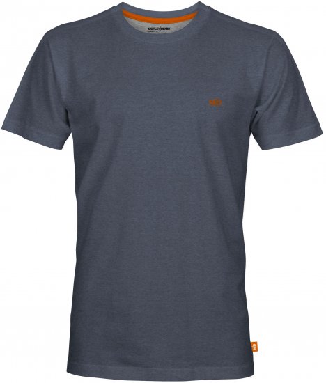 Motley Denim Stockholm T-shirt Light Indigo - Тениски - мъжки тениски големи размери