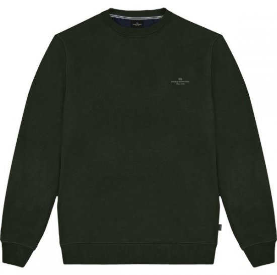 Double Outfitters MTOP-1141 Суитшърт Тъмнозелено - Суичъри & cуичъри с качулка - мъжки суичъри големи размери