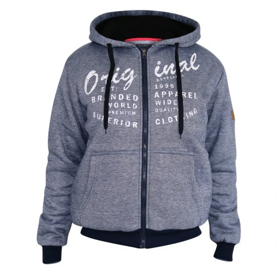 D555 Murdoch Sherpa Lined Hoodie - Суичъри & cуичъри с качулка - мъжки суичъри големи размери