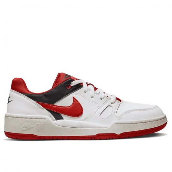 Nike FULL FORCE LO Men Sneakers Red-White - Мъжки oбувки 40-52 - 