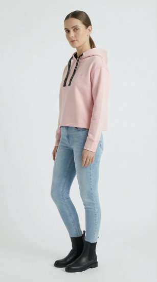 Nora Mikken KAMILLA Cropped Hoodie Peach Whip - ДАМСКИ ДРЕХИ XS-XXL - 