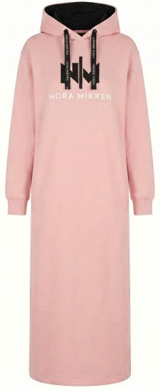 Nora Mikken MARI Maxi Hoodie Dress Peach Whip - ДАМСКИ ДРЕХИ XS-XXL - 