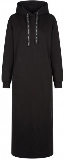 Nora Mikken MARTINA Maxi Hoodie Dress Black - ДАМСКИ ДРЕХИ XS-XXL - 