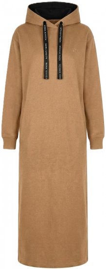 Nora Mikken MARTINA Maxi Hoodie Dress Camel - ДАМСКИ ДРЕХИ XS-XXL - 