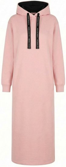 Nora Mikken MARTINA Maxi Hoodie Dress Peach Whip - ДАМСКИ ДРЕХИ XS-XXL - 