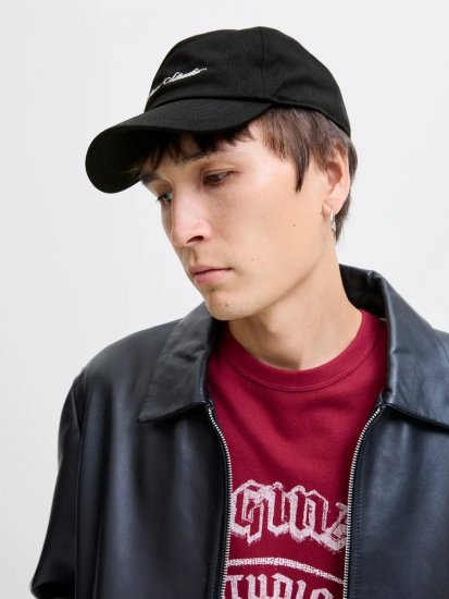 Jack & Jones Frame Norrebro Шапка с козирка Черно - Шапки с козирка - 