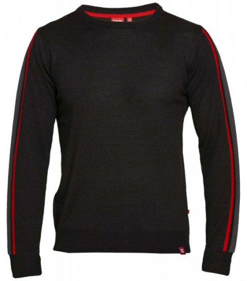 D555 Orlando Sweater Black - Суичъри & cуичъри с качулка - мъжки суичъри големи размери