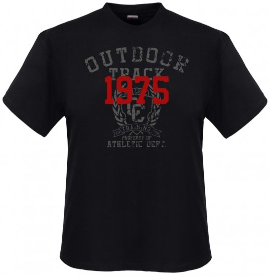 Adamo Outdoor track Comfort fit T-shirt Black - Тениски - мъжки тениски големи размери