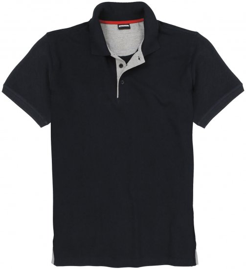 Adamo Pablo Comfort fit Polo Shirt Black - Поло тениски - мъжки тениски с яка големи размери