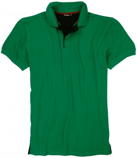 Adamo Pablo Comfort fit Polo shirt Green - Поло тениски - мъжки тениски с яка големи размери