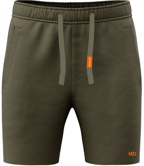 Motley Denim Paris Sweatshorts Dark Khaki - Спортни панталони & Kъси панталони - мъжки спортни панталони големи размери