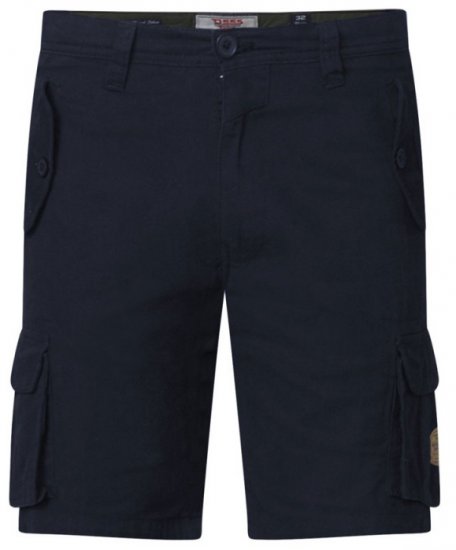 D555 Larry Cargo Shorts Navy - Шорти - мъжки къси панталони големи размери