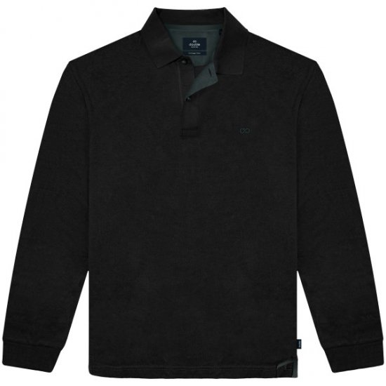 Double Outfitters PS-3097 Polo Shirt Embroidered Black - Поло тениски - мъжки тениски с яка големи размери