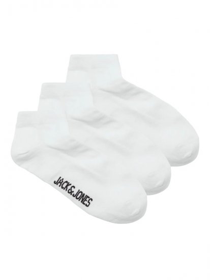 Jack & Jones Louis Чорапи Бял 3-pack - Бельо & Бански шорти - Мъжко бельо големи размери
