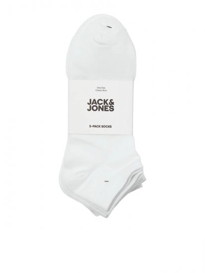 Jack & Jones Louis Чорапи Бял 3-pack - Бельо & Бански шорти - Мъжко бельо големи размери