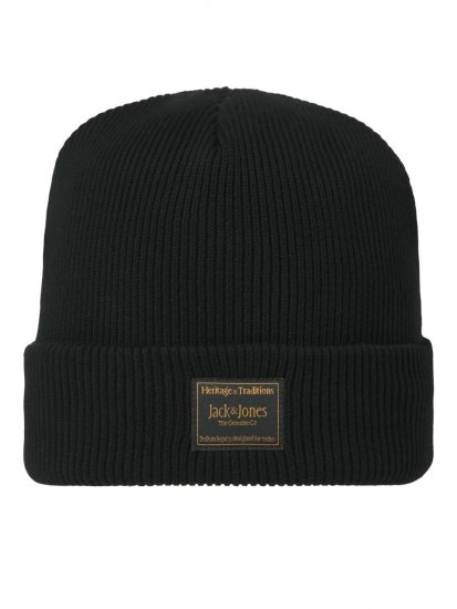 Jack & Jones Attitude Плетена шапка Черно - Плетени шапки - 