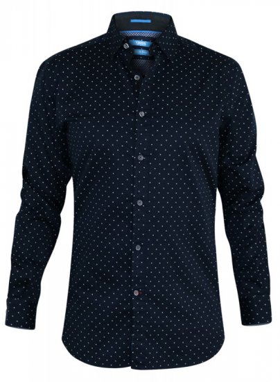 D555 Rashard Long Sleeve Printed Shirt - Ризи - мъжки ризи големи размери