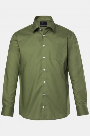 JP1880 Shirt Business Long Sleeve Green - Ризи - мъжки ризи големи размери