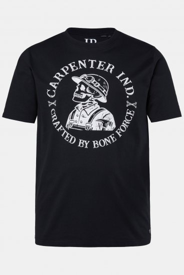 JP1880 T-Shirt Chest Print Bone Force Black - Тениски - мъжки тениски големи размери