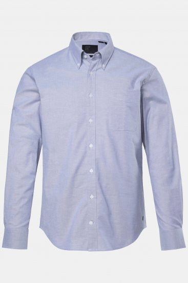 JP1880 Oxford Shirt Flexnamic Long Sleeve Grey - Ризи - мъжки ризи големи размери