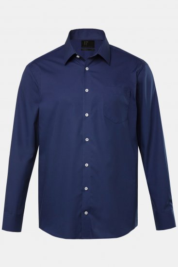 JP1880 Shirt Business Long Sleeve Navy - Ризи - мъжки ризи големи размери