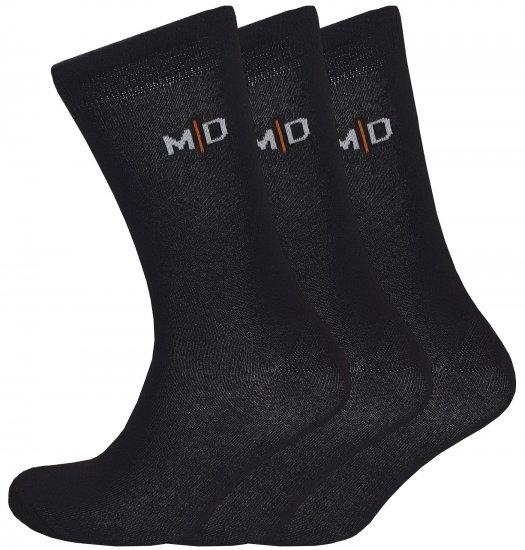 Motley Denim 3-pack Socks Black - Бельо & Бански шорти - Мъжко бельо големи размери